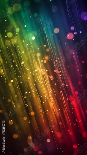 closeup background lot lights light golden silver color floats space young bifrost sparse floating particles