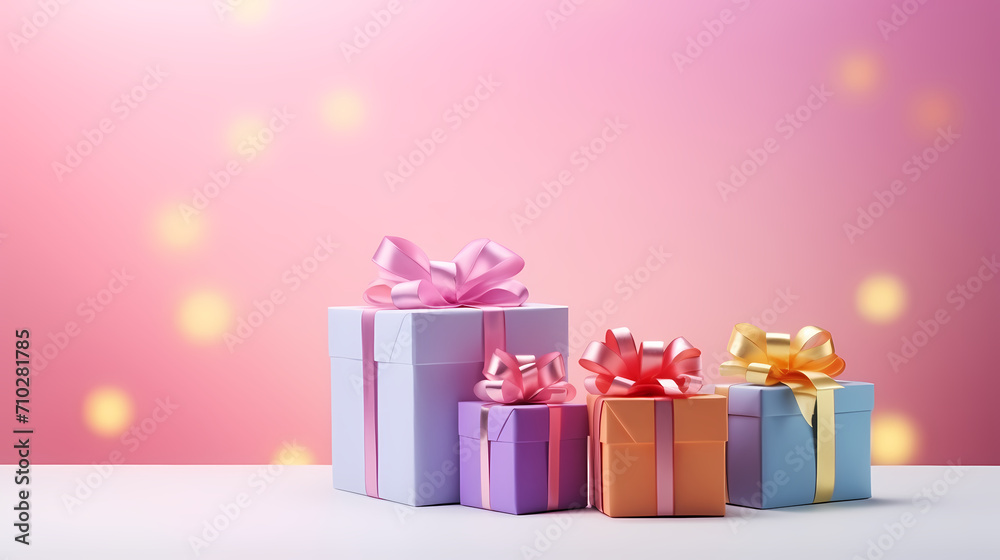 Gift background for birthdays, holiday anniversaries, Valentine's Day and weddings Gift background for birthdays, holiday anniversaries, Valentine's Day and weddings