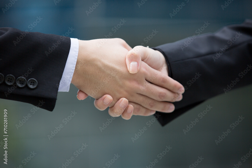 Closeup of a hand shake Closeup of a hand shake