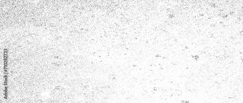Grunge noise texture. Dirty grain background. Dotted halftone gradient overlay. Sand dust distressed wallpaper. Grungy grit pattern. Black white random dot texture for poster, banner, print. Vector