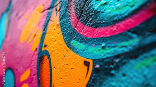 A photo of a graffiti-covered wall with vibrant and abstract patterns, depth of field control method, primitivism, 64K, high resolution --ar 16:9 --v 6 Job ID: 245ca06d-4192-4fe1-9b82-3a73d5901697 photo
