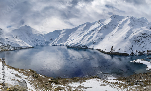 lake in winter