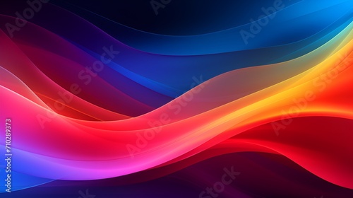 Abstract dynamic energy waves in a spectrum of colors , abstract dynamic energy waves, spectrum of colors