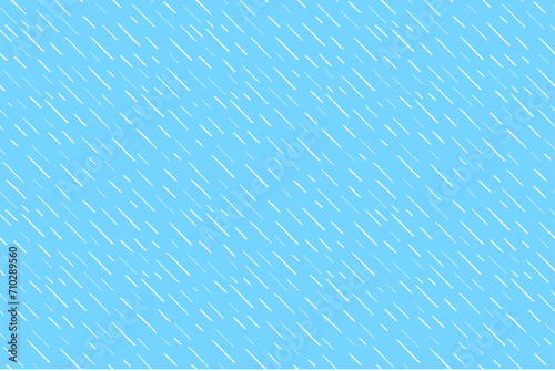 Hand-drawn white diagonal lines on blue background. Seamless texture with dashed strokes. Rain pattern. Abstract modern vector texture. Wrapping paper with small dots painted with a brush. photo