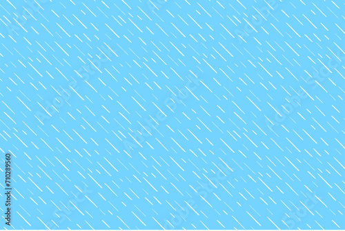 Hand-drawn white diagonal lines on blue background. Seamless texture with dashed strokes. Rain pattern. Abstract modern vector texture. Wrapping paper with small dots painted with a brush.