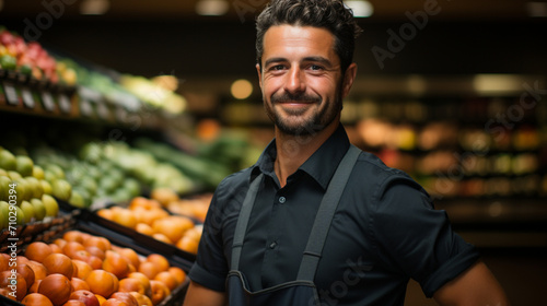 man at the supermarket