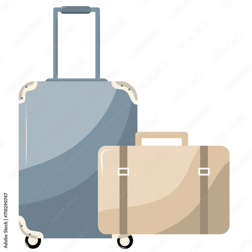 Fototapeta premium illustration of a suitcase