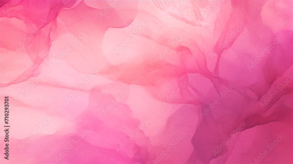 Ethereal Pink Watercolor Swirls
