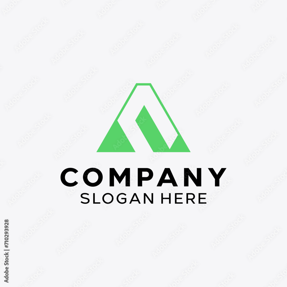 Fototapeta premium Letter AC CA Simple Monogram Logo