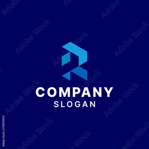 Letter R Simple Monogram Logo