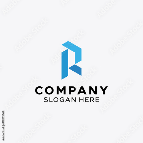 Letter R Simple Monogram Logo