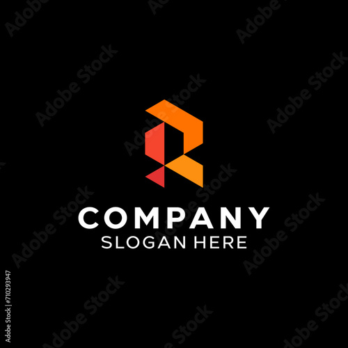 Letter R Simple Monogram Logo