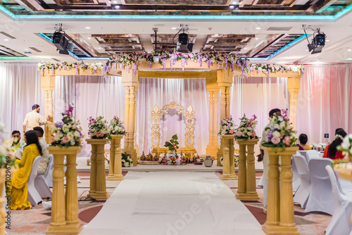 Indian wedding interiors and decorations