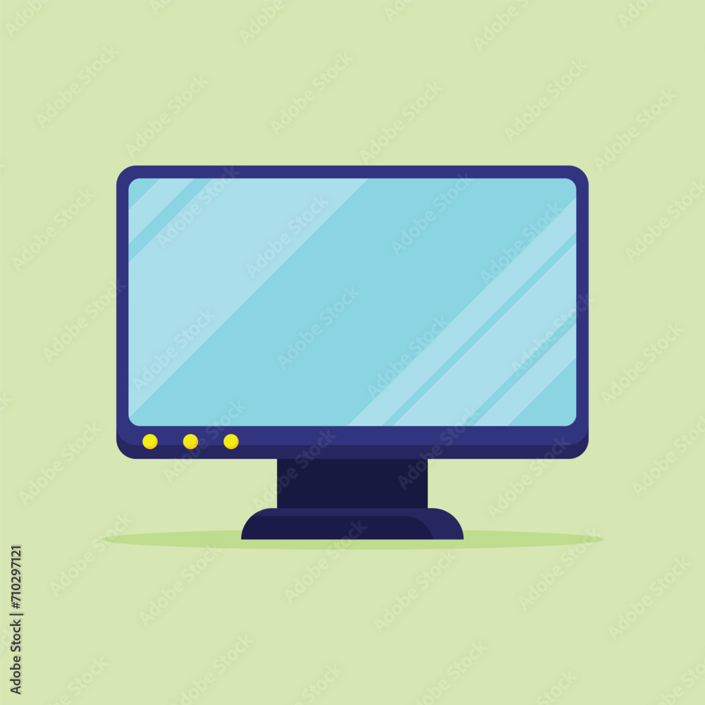 Television icon. Subtable to place on electronic, interior, etc. Television icon. Subtable to place on electronic, interior, etc.