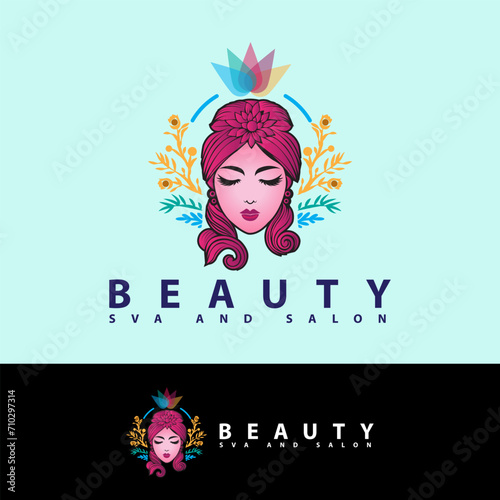 salon and beauty logo
