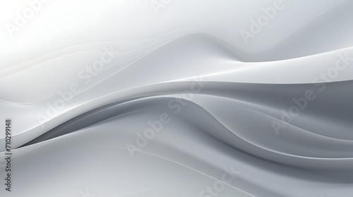 A seamless abstract white and black texture background featuring elegant swirling curves in a wave pattern, set against a black fabric material background.