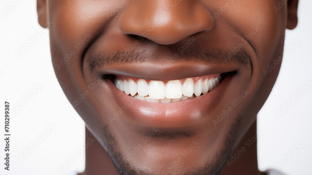 Fototapeta premium Close-Up Smile of Contentment 
