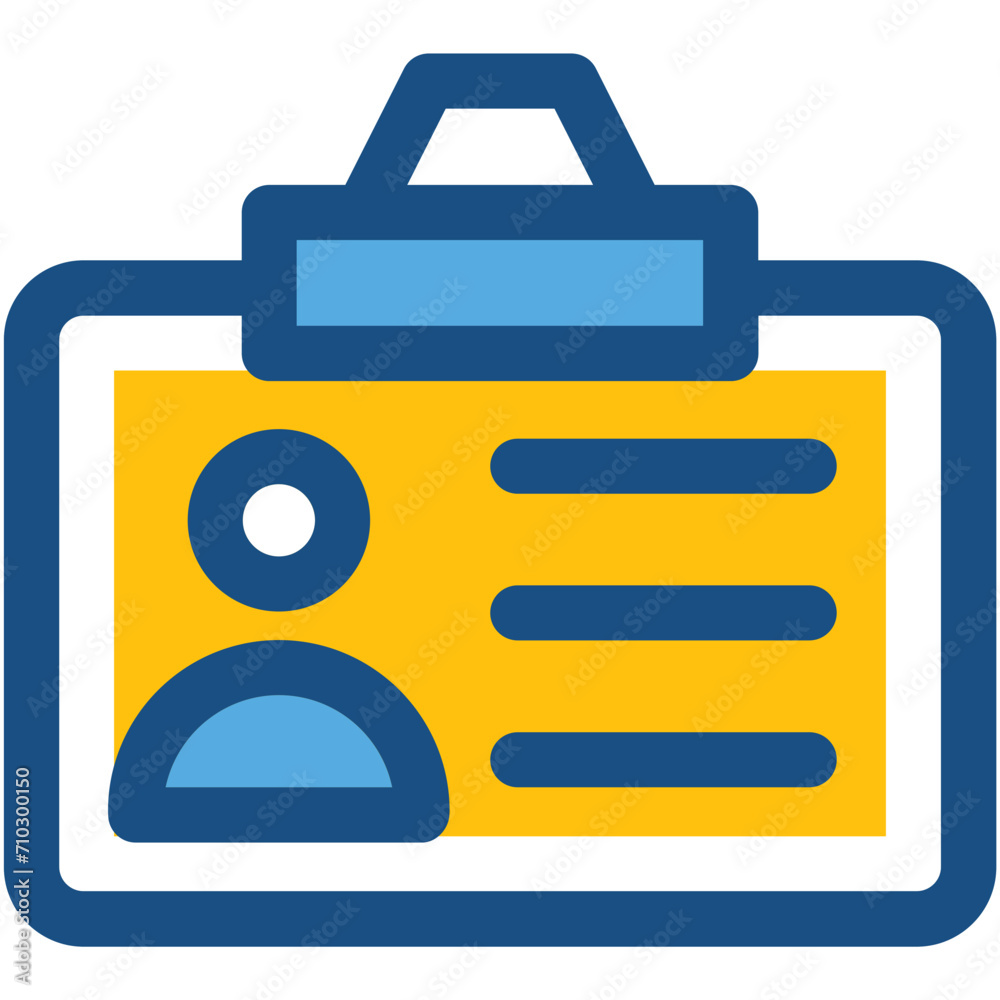 ID Card Vector Icon