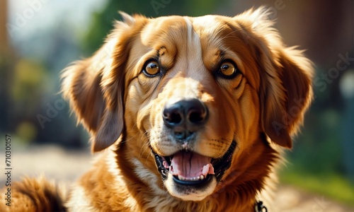 golden retriever portrait