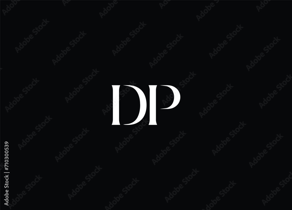 DP letter logo and initial logo 