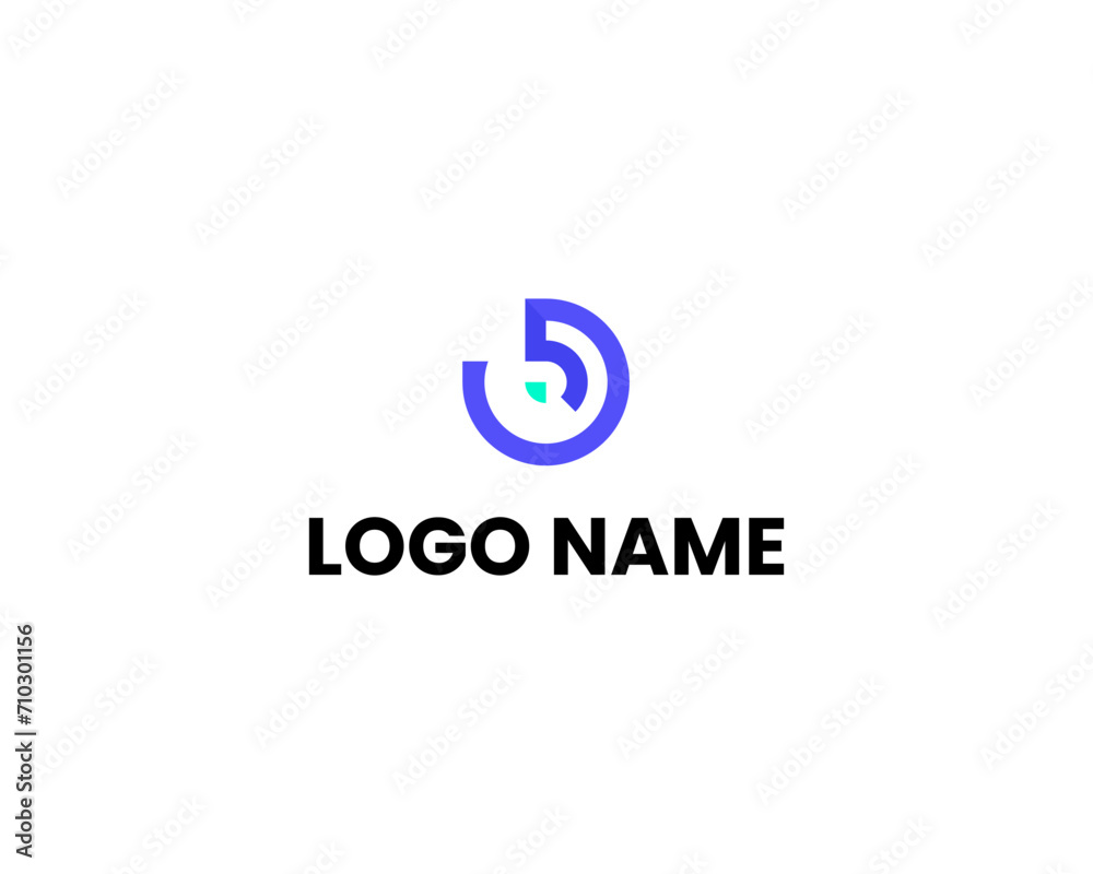 Creative Letter D5 business logo design template