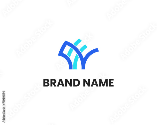 Wallpaper Mural Unique and creative letter Y, W, WY, YW logo design template for business Torontodigital.ca