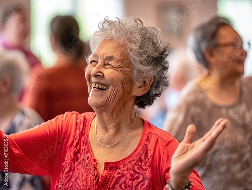 Active Seniors: Fitness Fun with Friends Elderly Workout Partners Celebrate Life
