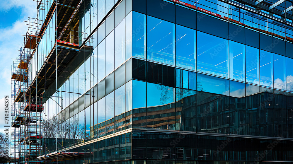 Fototapeta premium ビルの建築風景01