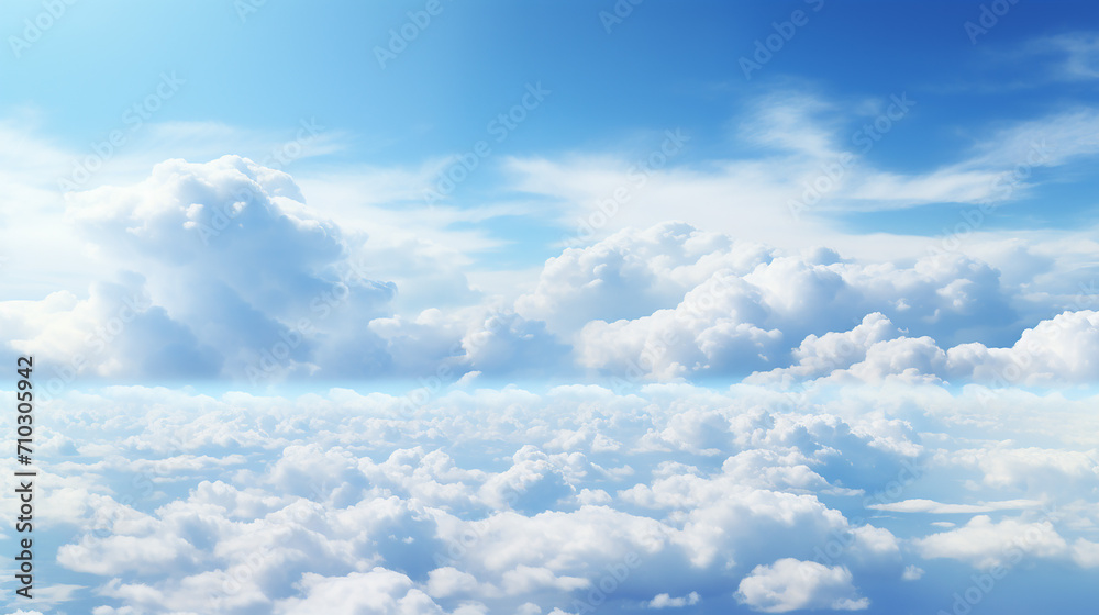 panorama blue sky and white dramatic clouds panorama blue sky and white dramatic clouds