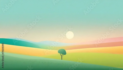 Minimalist Abstract Background with Sweet Life Concept  Copy Space for text or Quote.