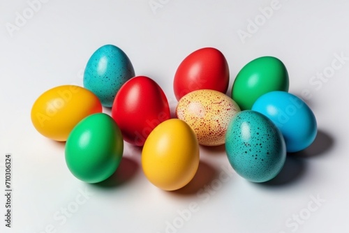 Easter eggs colorful photoshoot