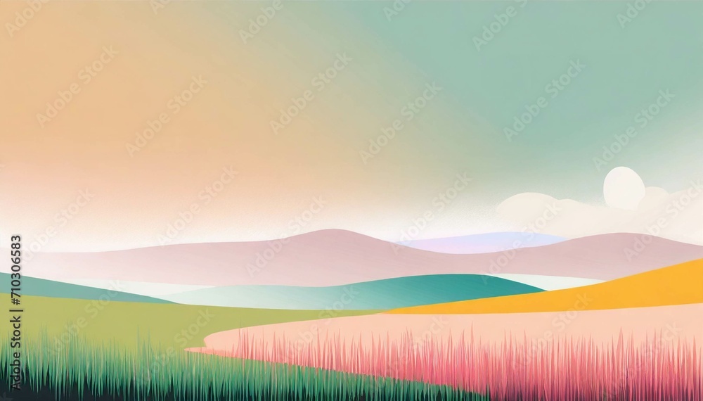 Obraz premium Minimalist Abstract Background with Sweet Life Concept, Copy Space for text or Quote.