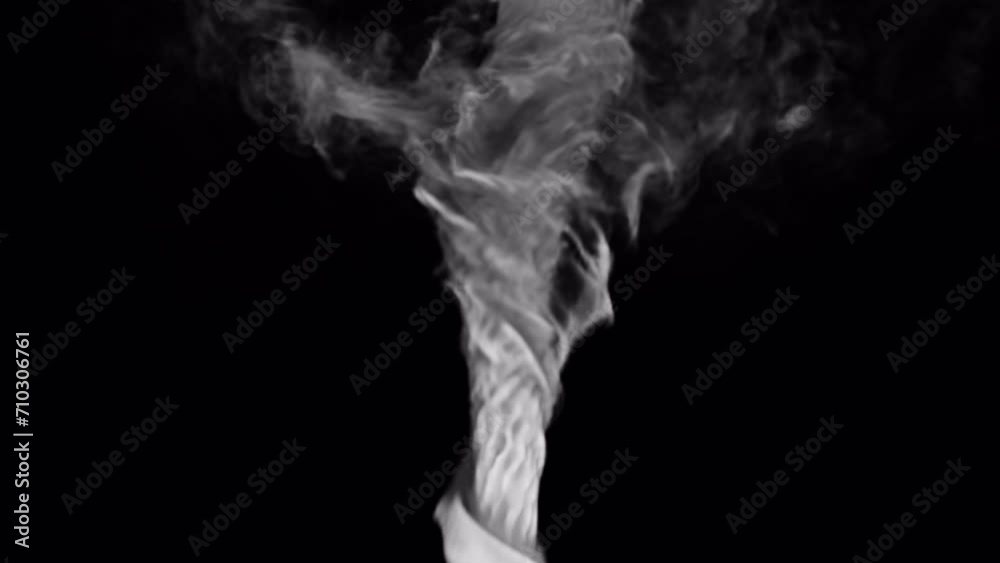 smoke tornado swirl loop effect
