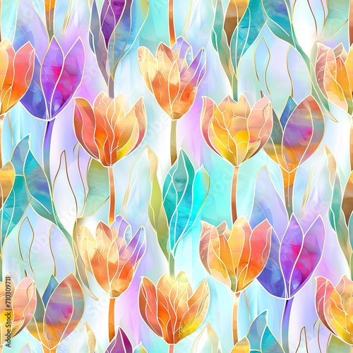 Classic Handdrawna and Hand Painted Retro Vintage Style Fine Art canvas for wallpaper and background with Colorful Peacocks, birds, Flowers and plants, Nature-inspired and floral botanical, ornamental