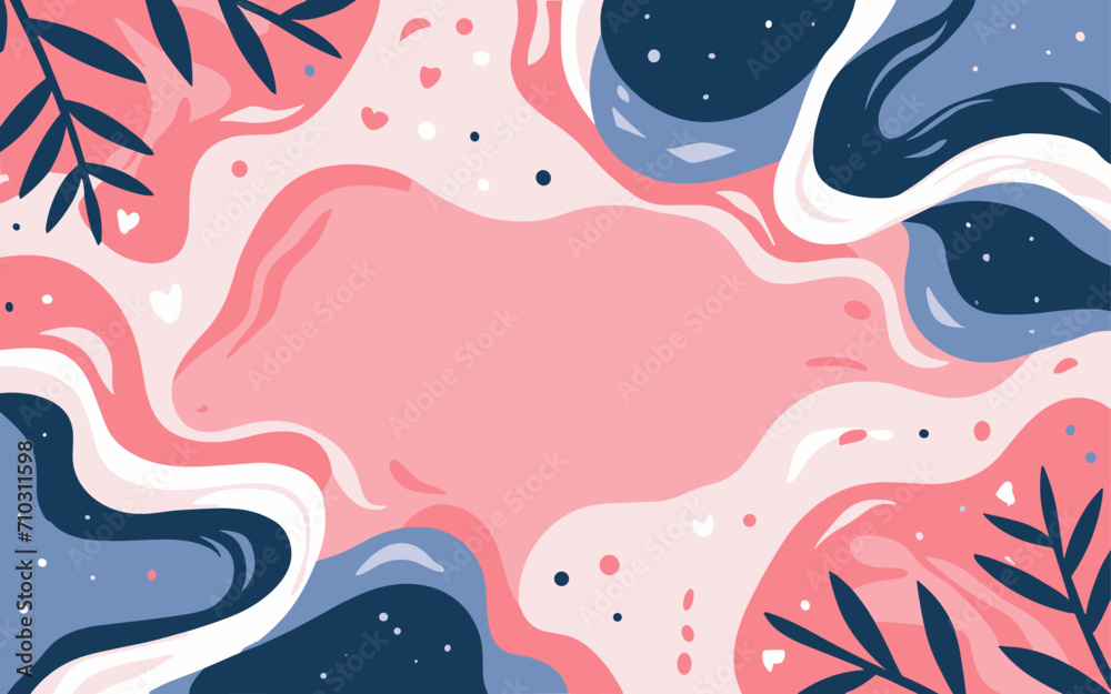Abstract background poster. Good for fashion fabrics, postcards, email header, wallpaper, banner, events, covers, advertising, and more. Valentine's day, women's day, mother's day background.