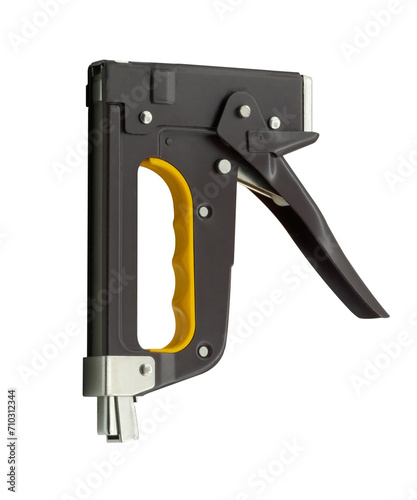 Staple gun isolated on white back ground.