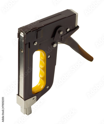 Staple gun isolated on white back ground.
