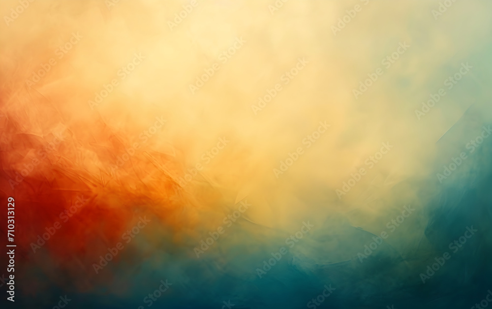 Abstract Background Painted with Orange and Green Abstract Background Painted with Orange and Green