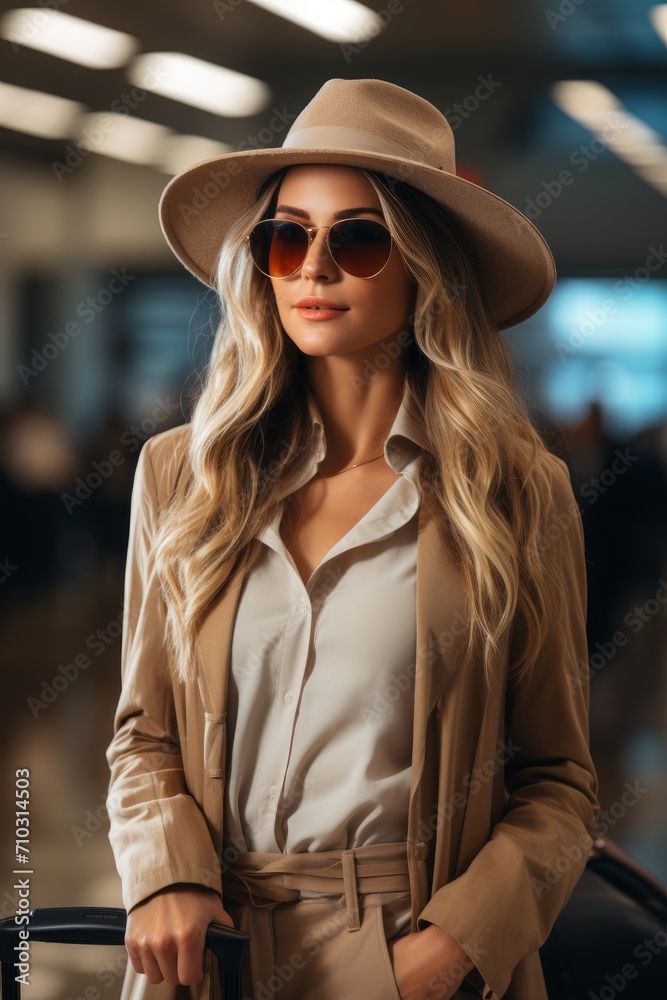 woman at the airport