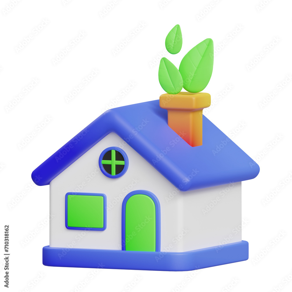 3D Eco House Model Eco-Friendly Living. 3d illustration, 3d element, 3d rendering. 3d visualization isolated on a transparent background 3D Eco House Model Eco-Friendly Living. 3d illustration, 3d element, 3d rendering. 3d visualization isolated on a transparent background