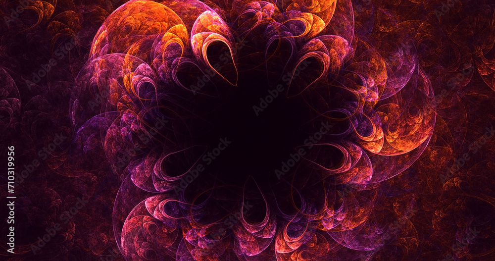 3D manual rendering abstract round light background 3D manual rendering abstract round light background