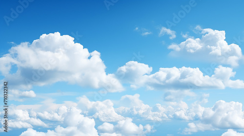 beautiful blue clear sky and clouds natural background