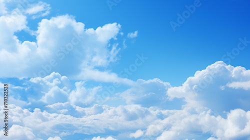 beautiful blue clear sky and clouds natural background