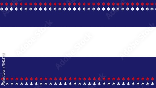 Abstract blue background with stars and stripes. Ain American flag themes  photo