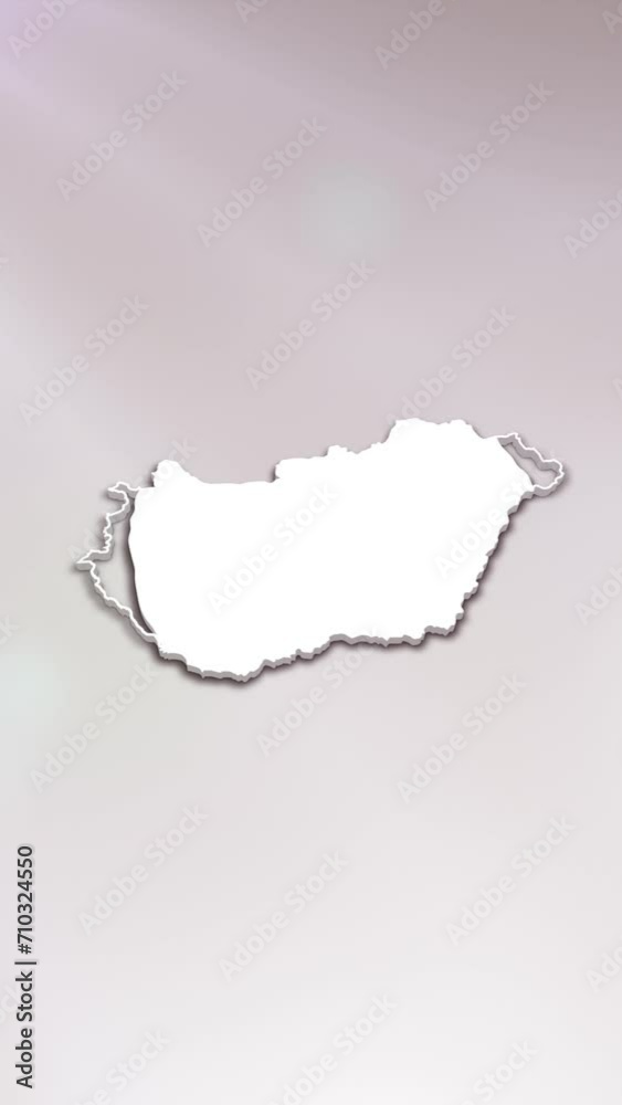 Mobile Vertical Resolution 1080x1920 Pixels, Hungary 3D Map Intro on White Background, Multi Purpose Background Useful for Politics, Elections, Travel, News and Sports Events Mobile Vertical Resolution 1080x1920 Pixels, Hungary 3D Map Intro on White Background, Multi Purpose Background Useful for Politics, Elections, Travel, News and Sports Events