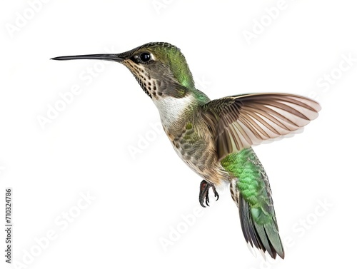 Hummingbird,isolated on White Background