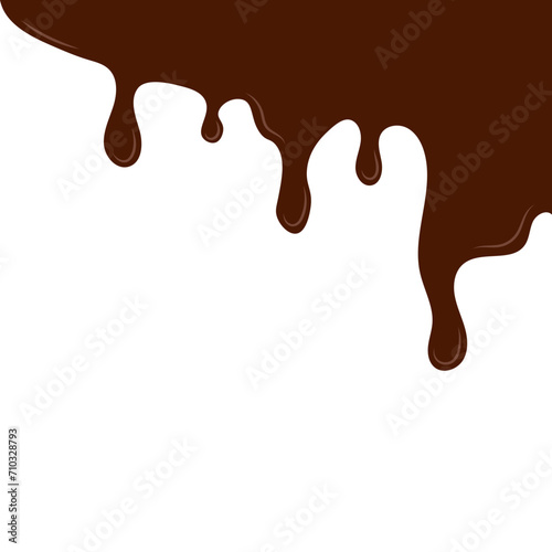 Melted Liquid Chocolate