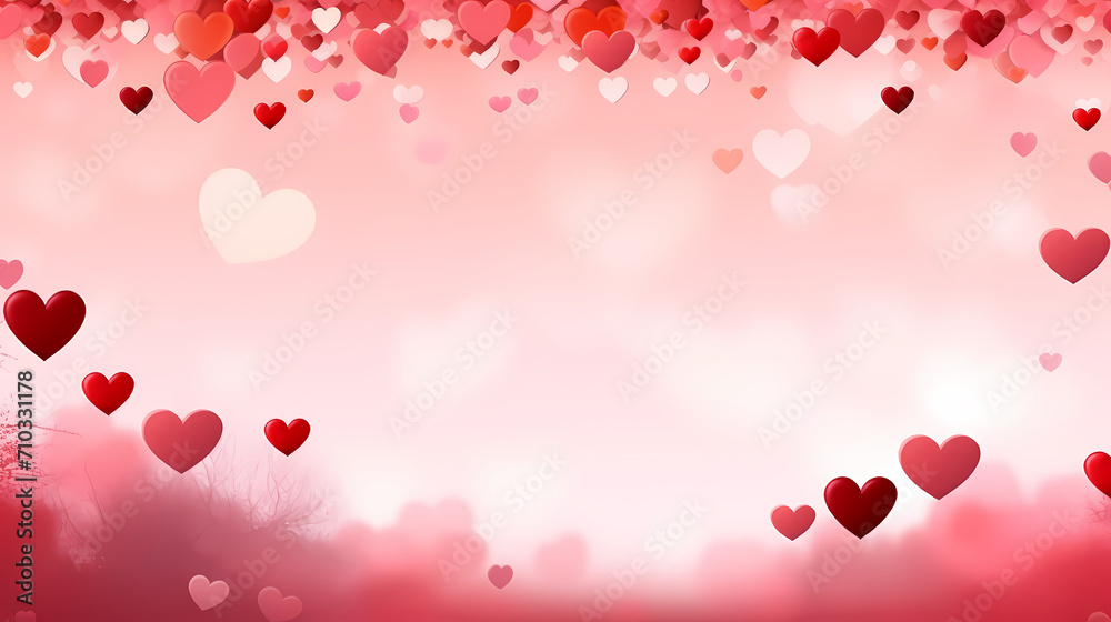 Romantic heart-shaped Valentine's Day background, symbolizing Valentine's Day, wedding, love Romantic heart-shaped Valentine's Day background, symbolizing Valentine's Day, wedding, love