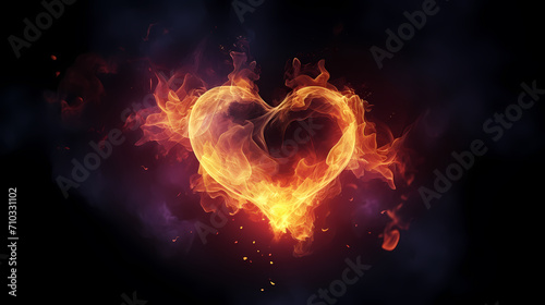 Romantic heart-shaped Valentine s Day background  symbolizing Valentine s Day  wedding  love
