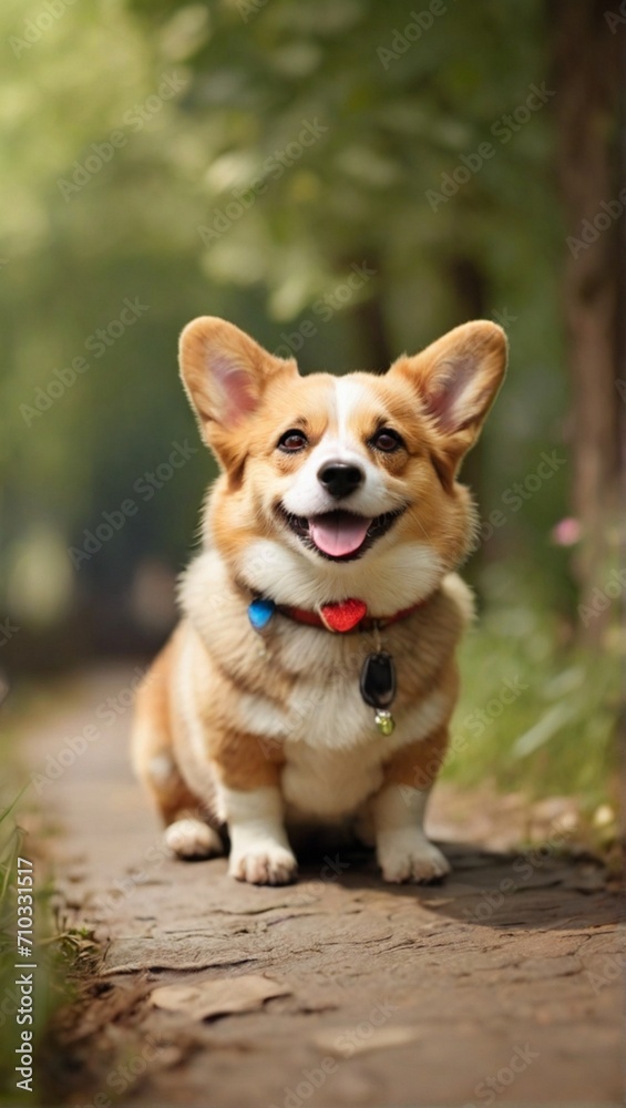 dog in the park